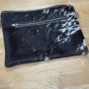 Cowhide/Calfskin Clutch